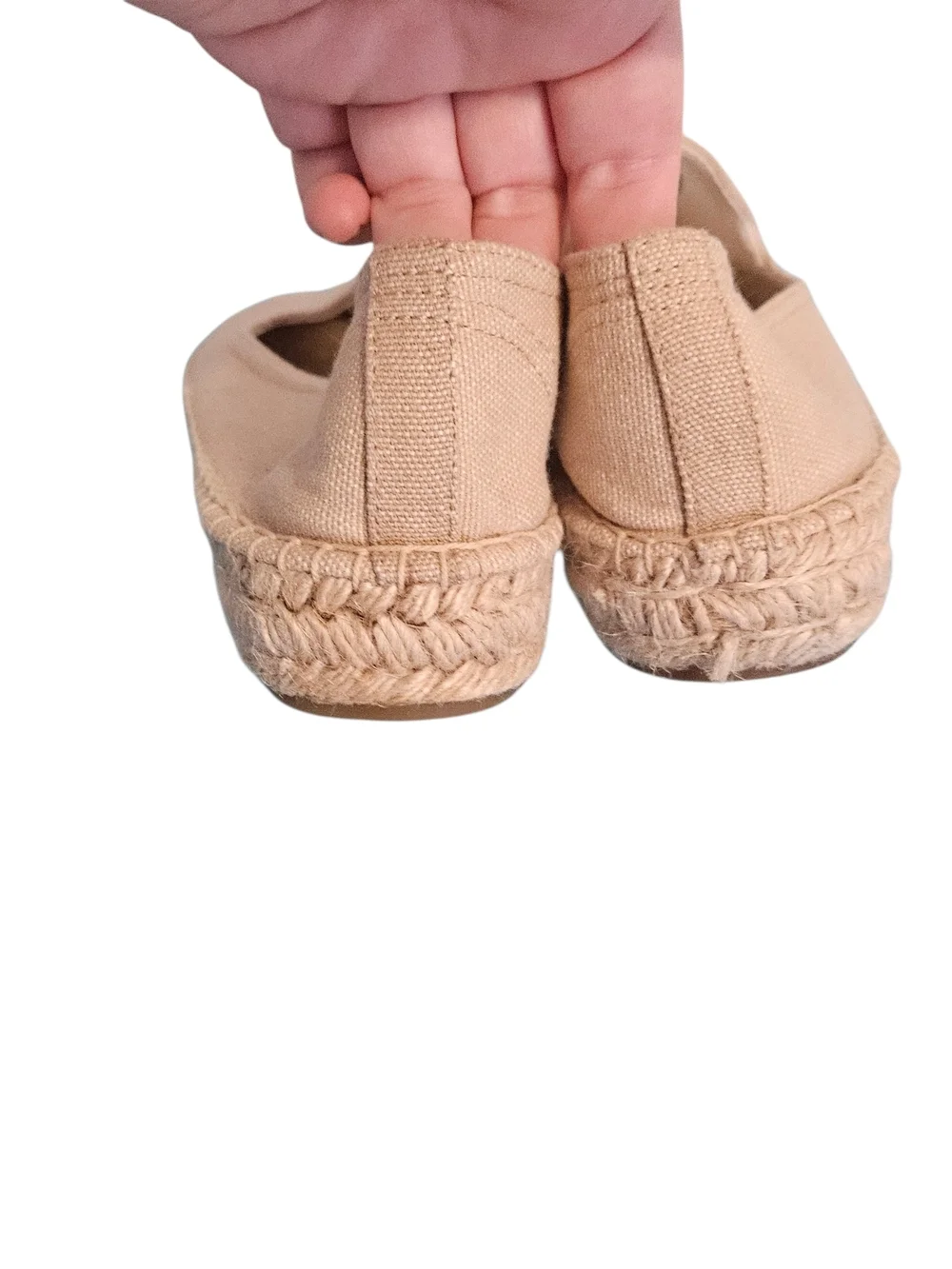 Soludos Smoking Slip On Canvas Espadrille Flats Size 10